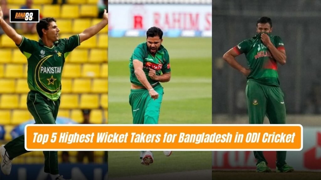 Highest Wicket Takers for Bangladesh in ODI Cricket