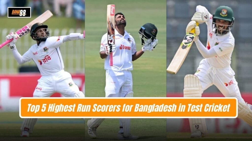 Highest Run Scorers for Bangladesh in Test Cricket