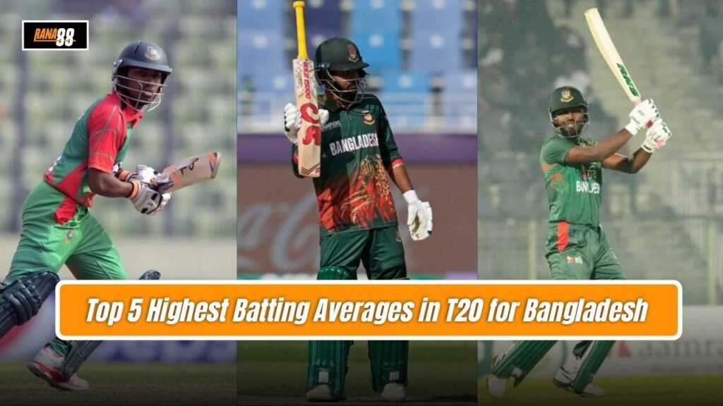 Highest Batting Averages in T20 for Bangladesh