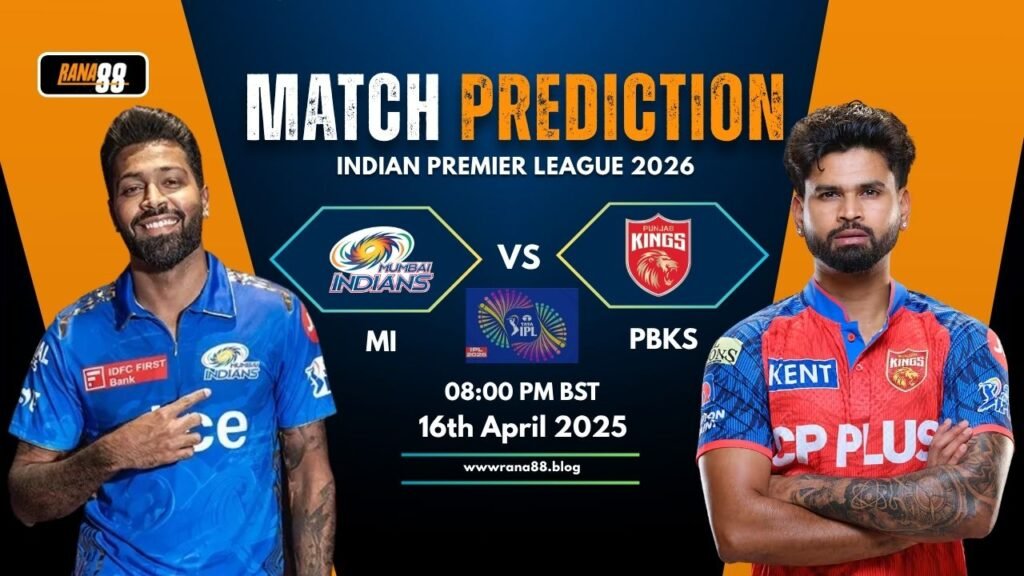 MI vs PBKS Match Prediction